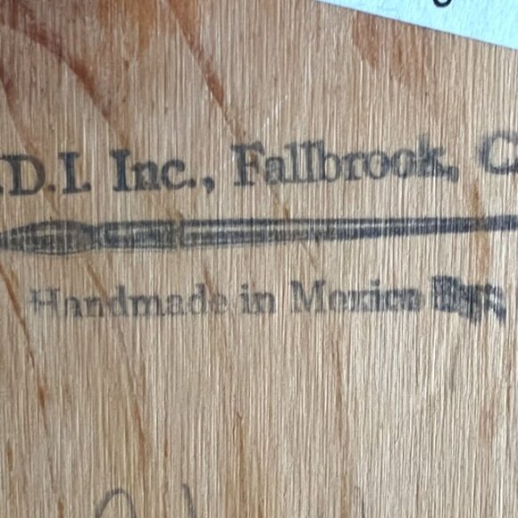 Vintage Folk Art Welcome Sign | Hand Painted Pumpkin Wall Decor with Hanger - Picture 10 of 10